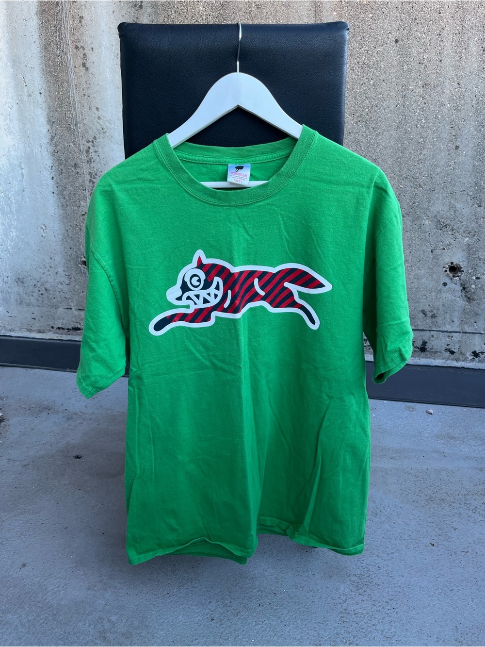 Billionaire Boys Club ICECREAM Striped Running Dog T-Shirt